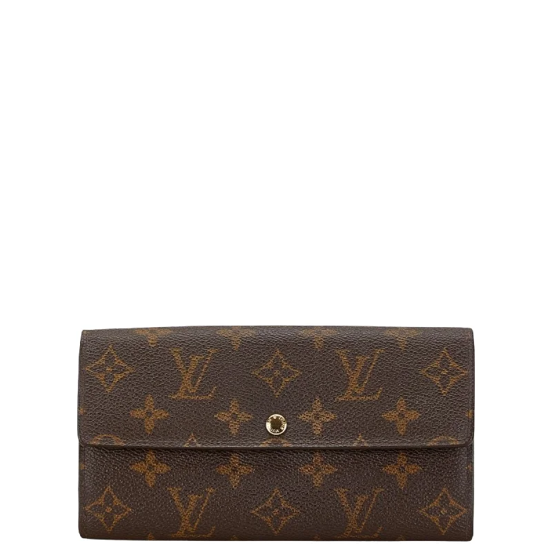 Louis Vuitton bags with a detachable mobile phone holder for convenienceLOUIS VUITTON Sarah Wallet