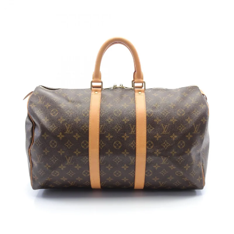 Louis Vuitton bags with a magnetic snap closure for easy accessLOUIS VUITTON Keepall 45 Travel