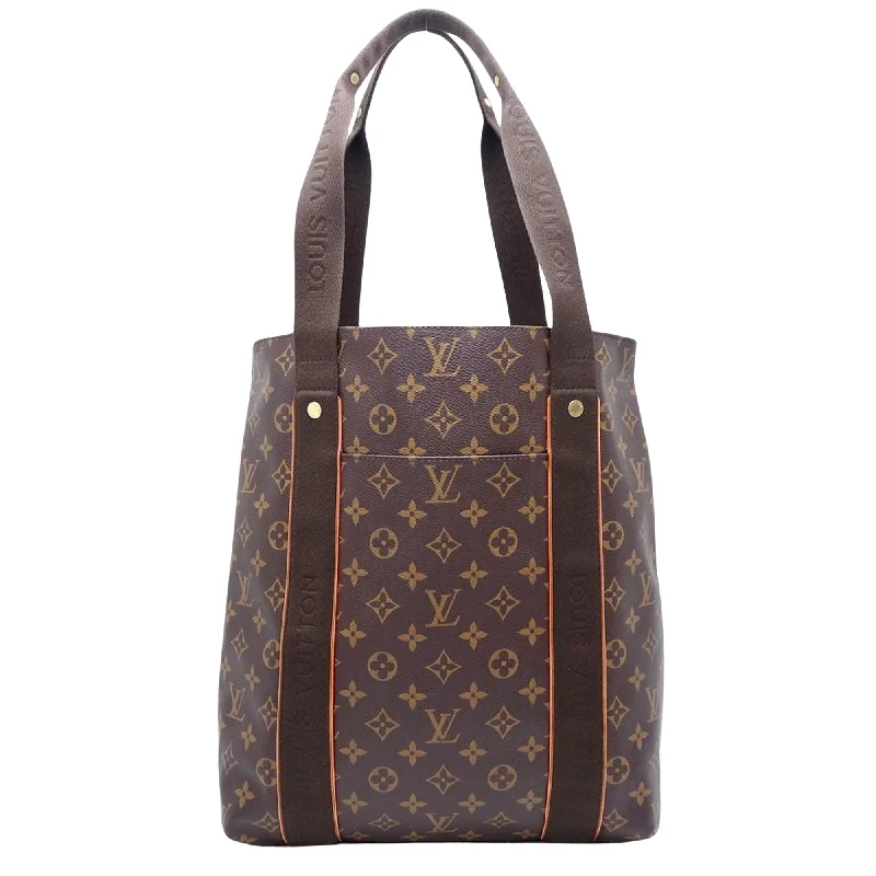 Louis Vuitton bags with a front - zip pocket for small items like keysLOUIS VUITTON Beaubourg Tote