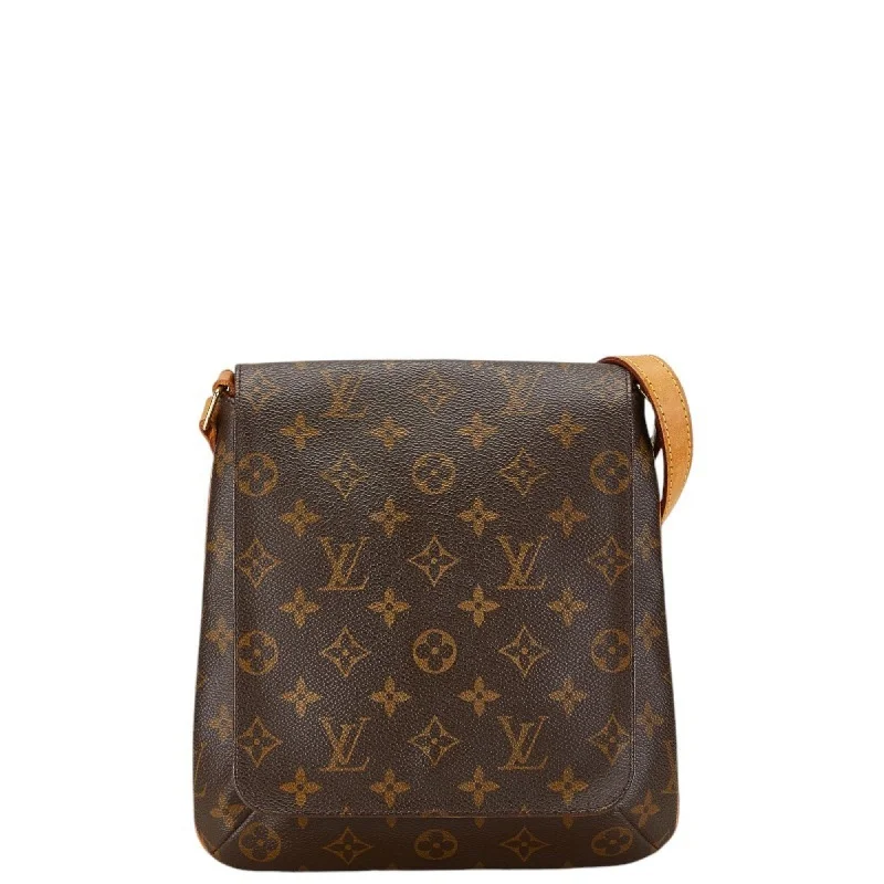 Ladies Louis Vuitton handbags with a detachable coin purse insideLOUIS VUITTON Musette Salsa Shoulder Bag