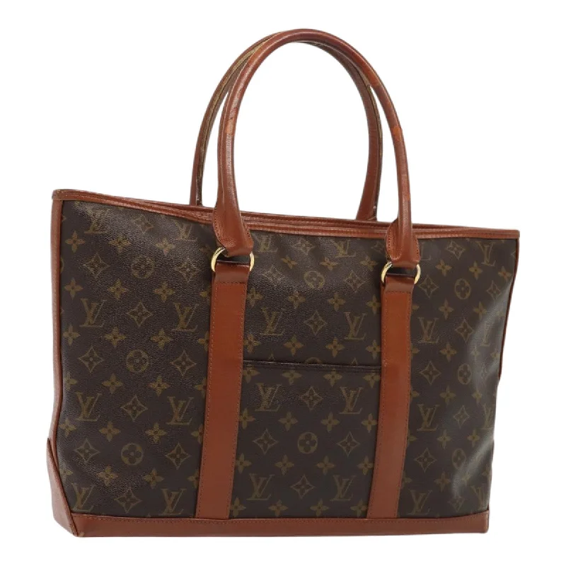 Ladies Louis Vuitton handbags with a detachable coin purse insideLOUIS VUITTON Monogram Sac Weekend PM Tote Bag M42425 LV Auth 86774