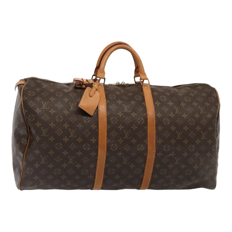 Louis Vuitton Twist bags with a contrast - colored interior for visual interestLOUIS VUITTON Monogram Keepall 60 Boston Bag M41422 LV Auth bs16940