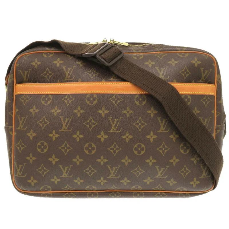 Louis Vuitton Alma bags with a monogram - embossed leather surfaceLOUIS VUITTON Reporter Shoulder Bag