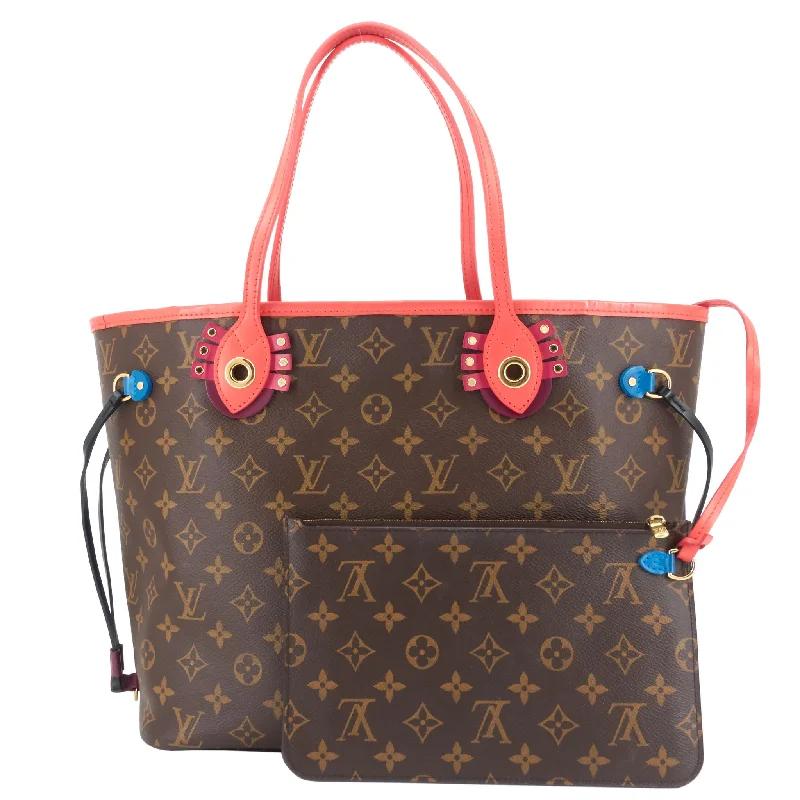 Louis Vuitton backpacks with a multi - pocket organization for functionalityNeverfull MM Totem Limited Edition Monogram Canvas Bag