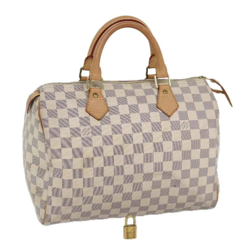 Louis Vuitton Twist bags with the iconic LV - turnlock closureLOUIS VUITTON Damier Azur Speedy 30 Hand Bag N41533 LV Auth 86861