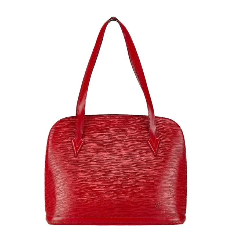 Ladies Louis Vuitton shoulder bags with a single - handle silhouetteLOUIS VUITTON Lussac Shoulder Bag