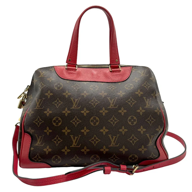 Louis Vuitton bags with a detachable mirror inside for on - the - go touch - upsLOUIS VUITTON Retiro Handbag