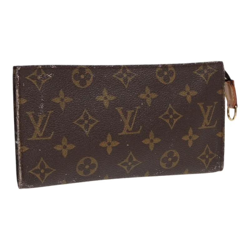 Louis Vuitton Neverfull bags with large capacity for everyday essentialsLOUIS VUITTON Monogram Bucket GM Pouch Accessory Pouch LV Auth ar12484