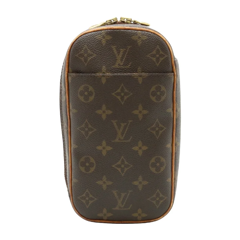 Louis Vuitton bags with a magnetic snap closure for easy accessLOUIS VUITTON Pochette gange Shoulder Bag