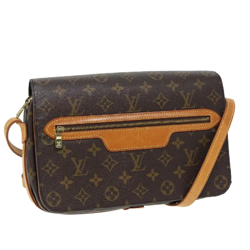 Louis Vuitton handbags with a metal - framed clasp for durabilityLOUIS VUITTON Monogram Saint Germain Shoulder Bag M51207 LV Auth bs16833