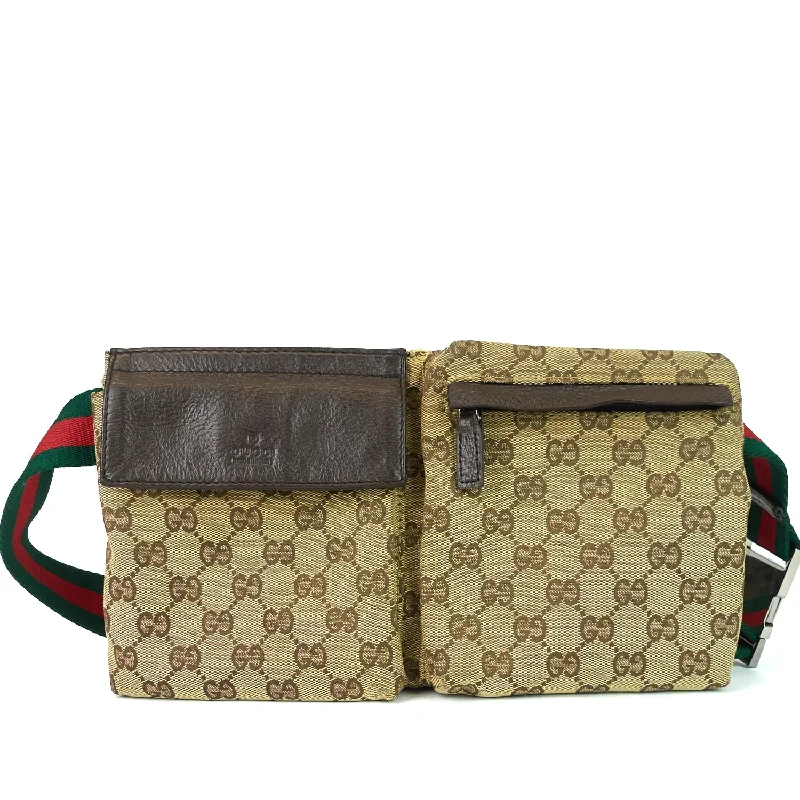 Women Gucci bags with a zip - around closure for securityMonogram Canvas Belt Bag