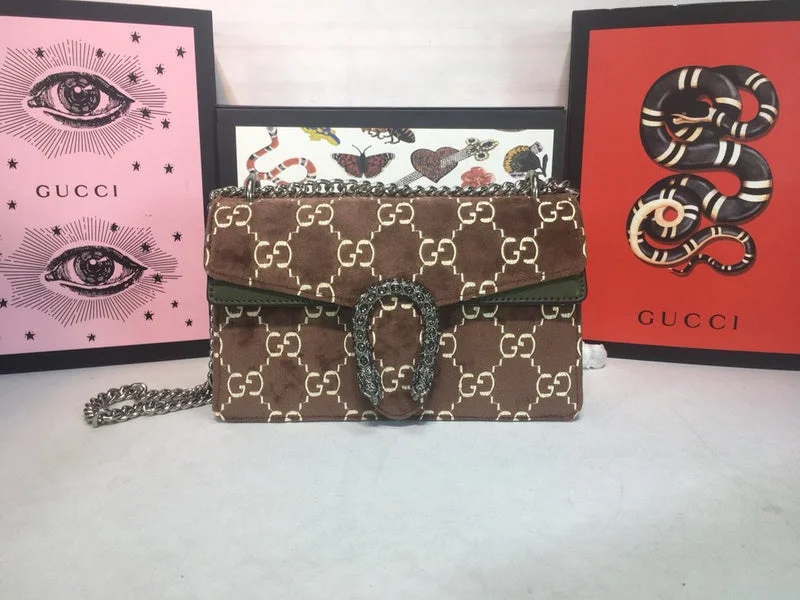 Women Gucci bags with a zip - around closure for securityWF - Gucci Bags - 10636