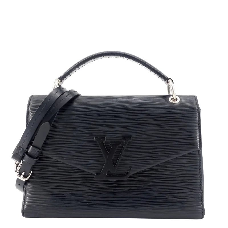 Louis Vuitton Capucines bags with smooth calfskin leather for luxuryPochette Grenelle Black Epi Leather Bag