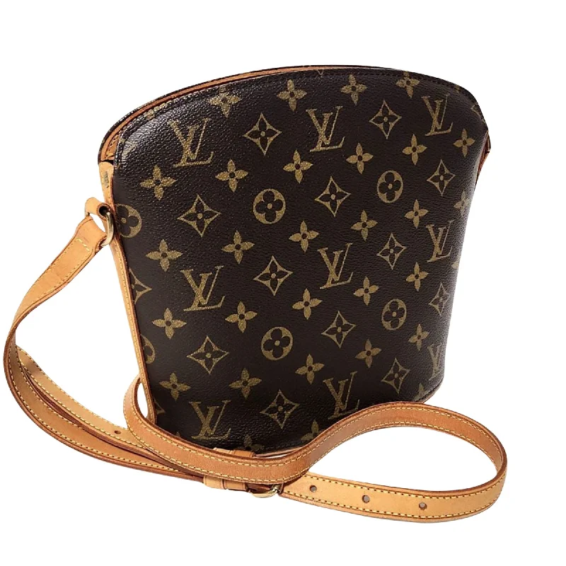 Medium - sized Louis Vuitton tote bags for work and shoppingLOUIS VUITTON Drouot Shoulder Bag