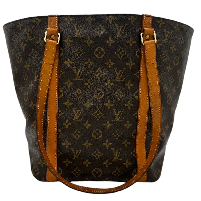 Louis Vuitton bags with a zippered interior pocket for better organizationLOUIS VUITTON Monogram Sac Shopping Tote