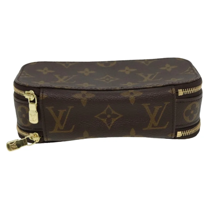 Ladies Louis Vuitton handbags with a detachable coin purse insideLOUIS VUITTON Trousse brush PM Clutch Bag