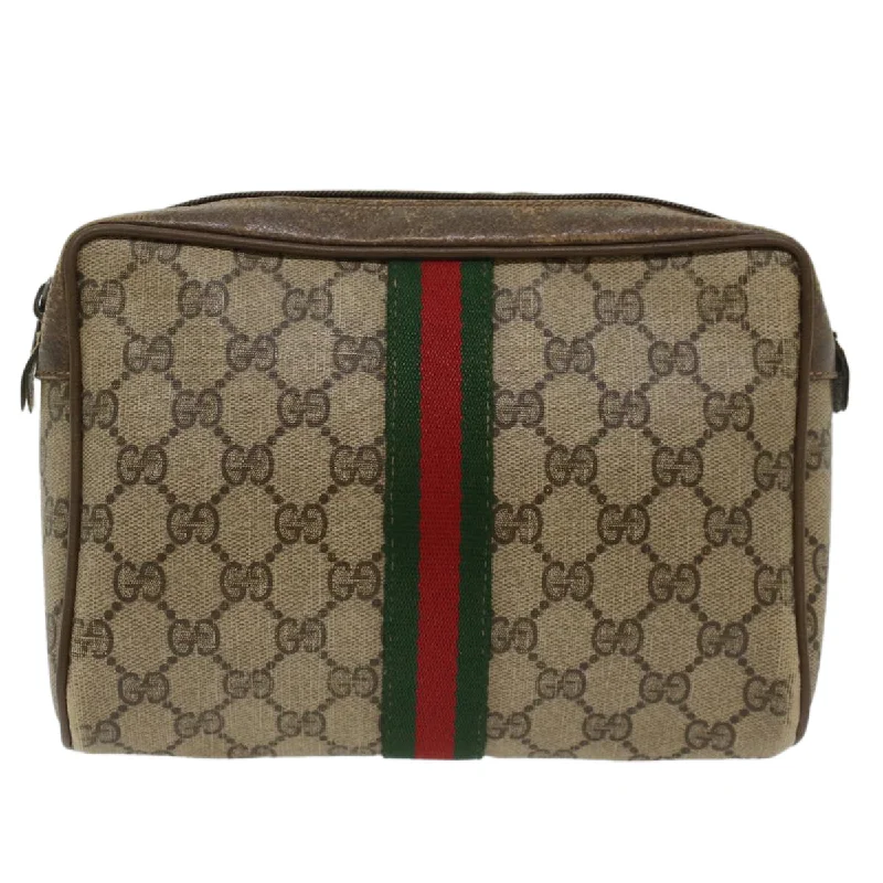 Ladies Gucci Dionysus bags in a pastel colorGUCCI GG Canvas Web Sherry Line Clutch Bag Beige Red Green 56.01.012  yk8055