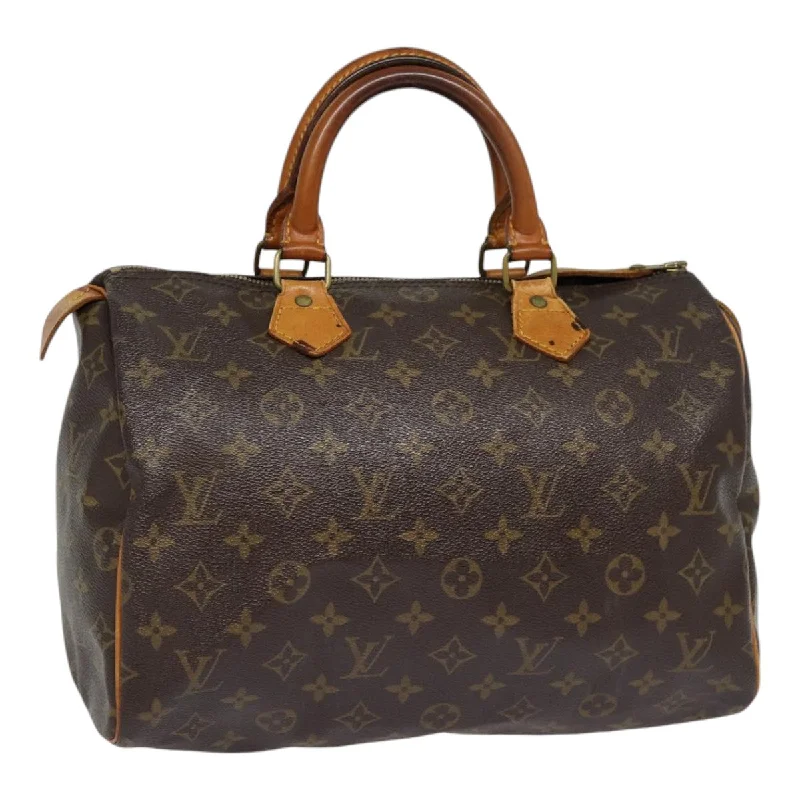 Louis Vuitton crossbody bags with a woven leather strap for textureLOUIS VUITTON Monogram Speedy 30 Hand Bag M41526 LV Auth ar12514