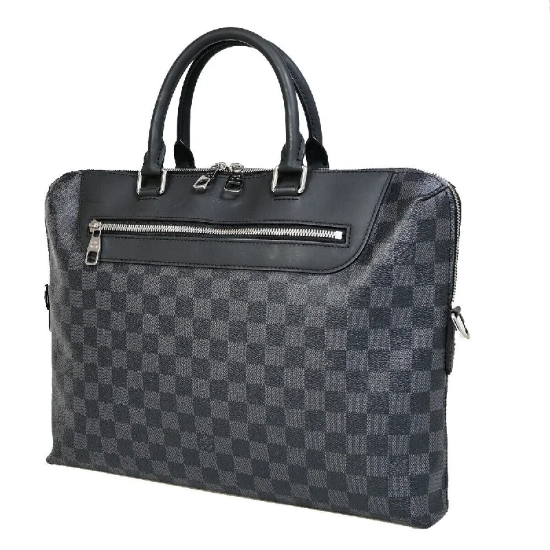 Louis Vuitton bags with a zippered interior pocket for better organizationLOUIS VUITTON Porte document Jules Handbag