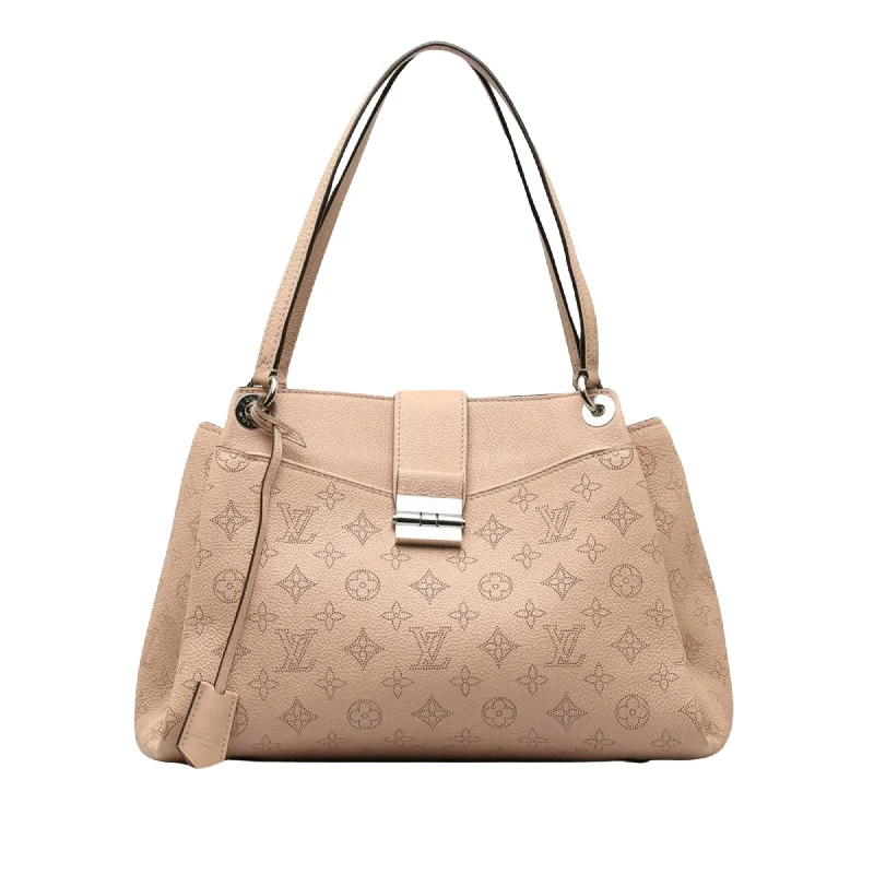 Ladies Louis Vuitton Petite Malle bags with a star - shaped charm for cutenessLOUIS VUITTON Mahina sevre Tote