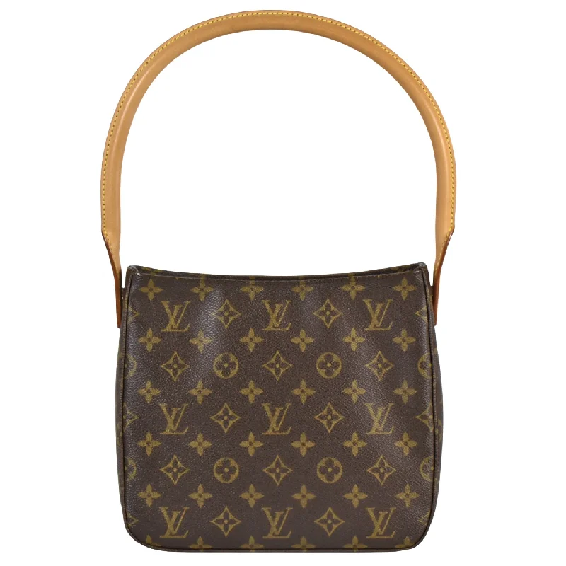 Louis Vuitton Alma bags with a detachable shoulder strap for versatilityLOUIS VUITTON Looping MM Handbag