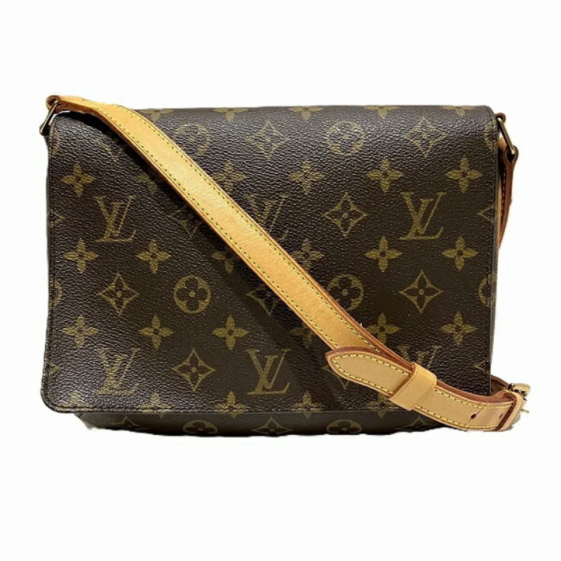 Louis Vuitton bags with a detachable mobile phone holder for convenienceLOUIS VUITTON Musette Tango Shoulder Bag