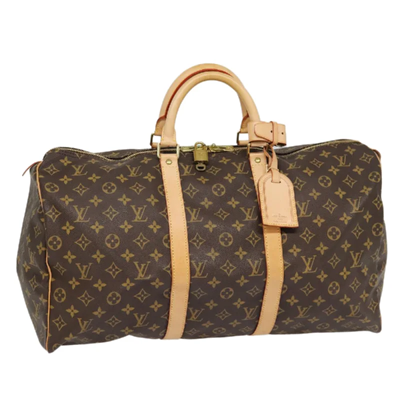 Louis Vuitton Twist bags with a crystal - embellished LV - turnlockLOUIS VUITTON Monogram Keepall 50 Boston Bag M41426 LV Auth 86664