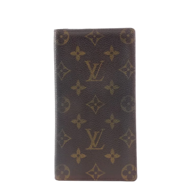 Louis Vuitton Alma bags with a detachable shoulder strap for versatilityMonogram Canvas Long Slim Wallet