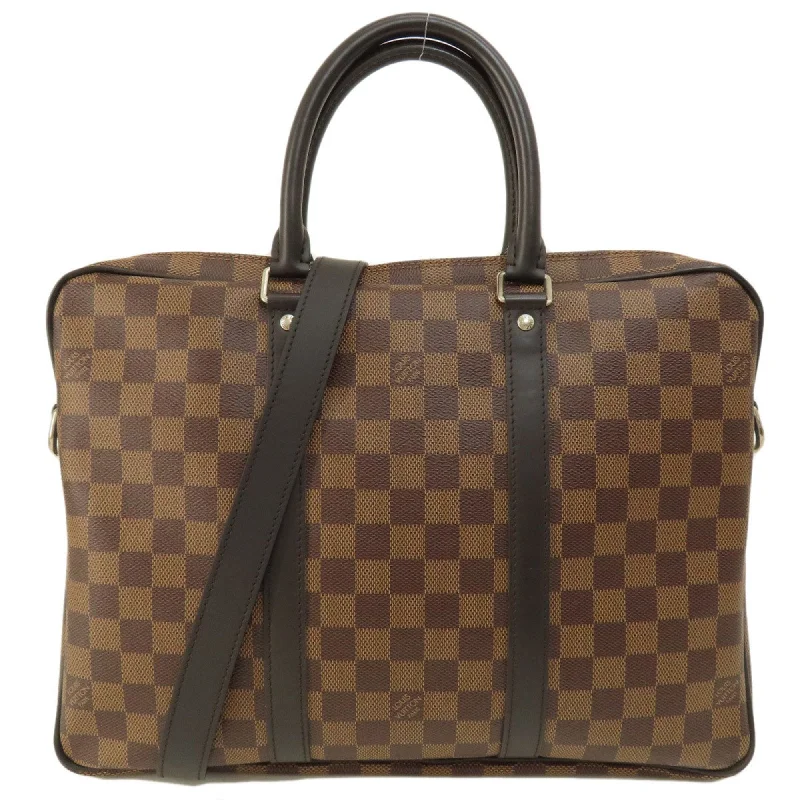 Small - sized Louis Vuitton Pochette Metis bags for a compact carryLOUIS VUITTON Porte Documents Voyage Briefcases & Attaches