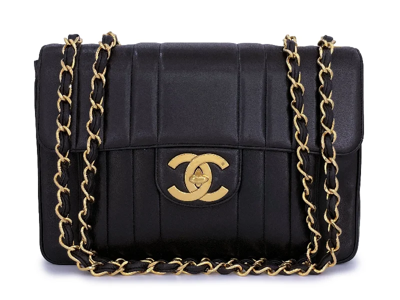 Chanel bags perfect for everyday elegChanel 1994 Vintage Mademoiselle Jumbo Classic Flap Bag 24k GHW Lambskin