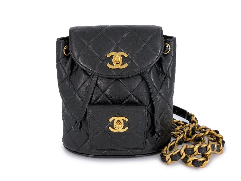 Chanel Medium Tote Bag for Office LadiesChanel 1994 Vintage Black Mini Duma Backpack Bag 24k GHW