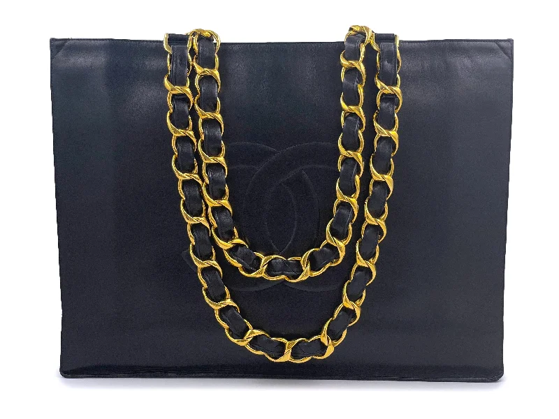 Chanel bags perfect for everyday elegChanel 1996 Vintage Chunky Chain Shopper Tote Bag 24k GHW