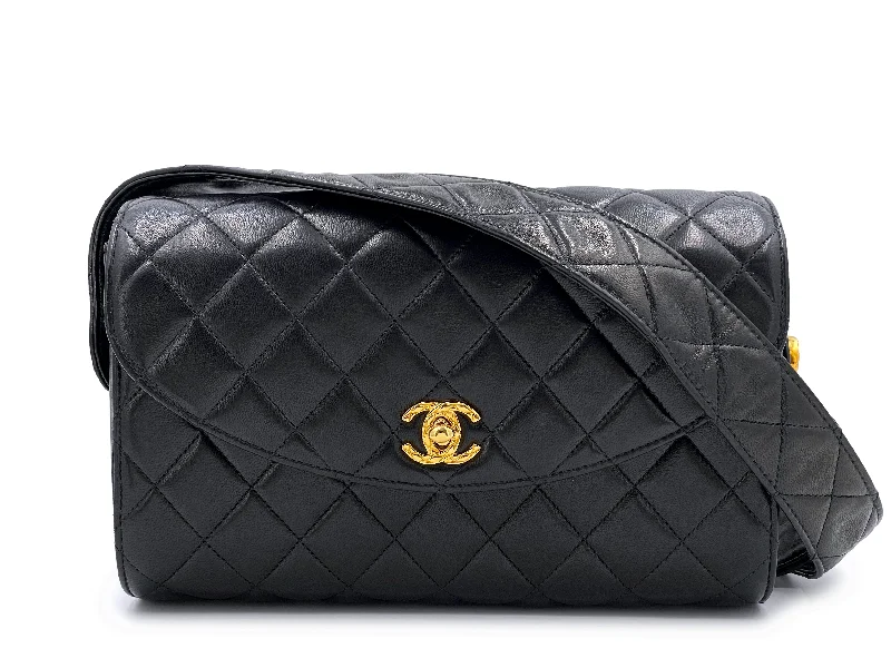 Chanel bags perfect for everyday elegRare Chanel Vintage 1991 Lambskin Crossbody Flap Bag