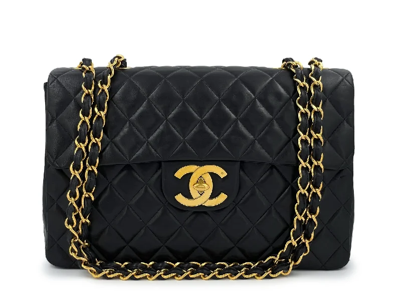 Chanel bags with classic and elegant designsChanel 1994 Vintage Maxi "Jumbo XL" Classic Flap Bag 24k GHW