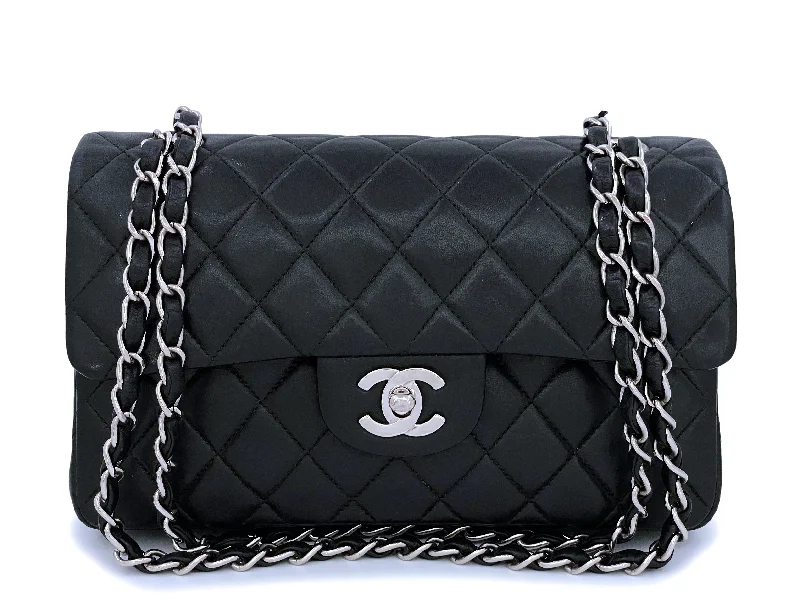 Chanel bags available in bold colors and patternsChanel 2001 Vintage Black Small Classic Double Flap Bag SHW Lambskin