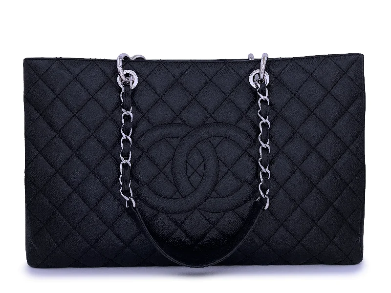 Chanel Medium Tote Bag for Office LadiesChanel Black Caviar XL GST Grand Shopper Shopping Tote Bag SHW