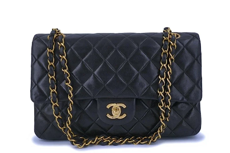 Chanel Limited Edition Handbag for CollectorsChanel Black Lambskin Medium Classic Double Flap Bag 24k GHW