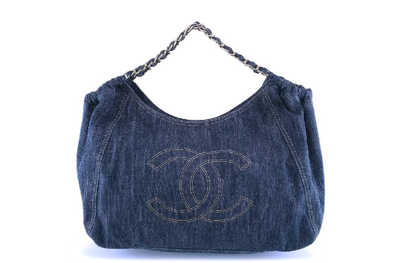 Chanel bags available in bold colors and patternsChanel Denim Coco Cabas Canvas Tote Bag