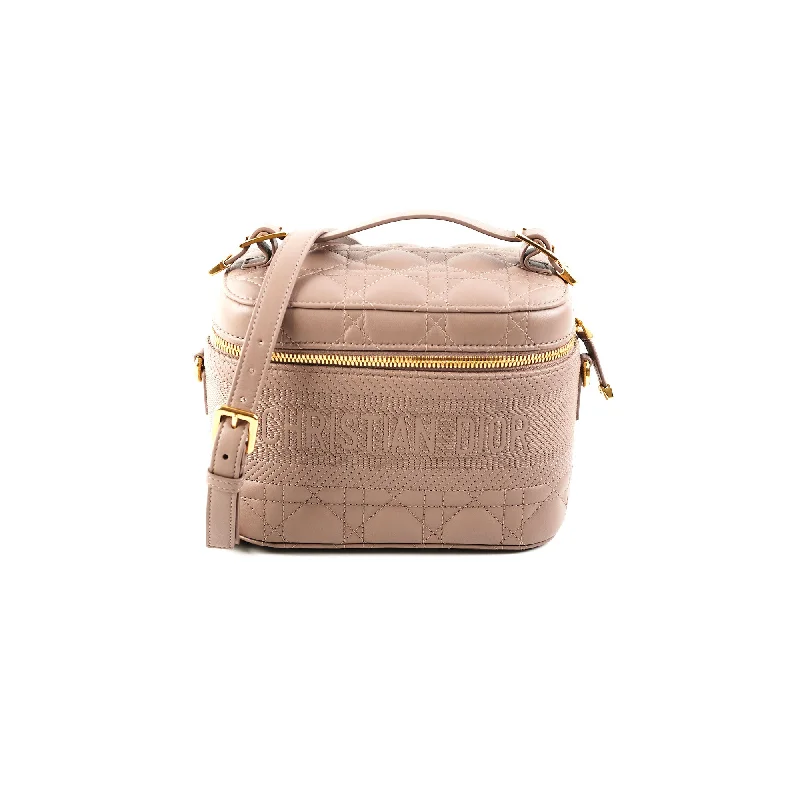 Christian Dior handbags with a detachable mirror for on - the - go touch - upsDior Small Vanity Case Taupe/Brown