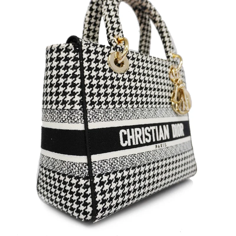 Christian Dior bags with a detachable coin purse insideCHRISTIAN DIOR  Lady Dior Handbag Women's Canvas Handbag,Shoulder Bag