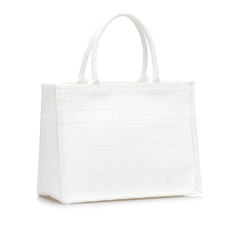 Contemporary Christian Dior handbags with a unique shapeDior Medium Cannage Book Tote (Z0Ct0A)