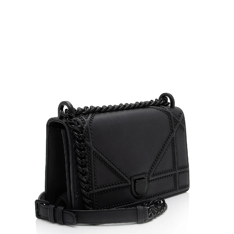 Contemporary Christian Dior handbags with a unique shapeDior Matte Calfskin Studded Diorama Small Shoulder Bag (oMRVIQ)