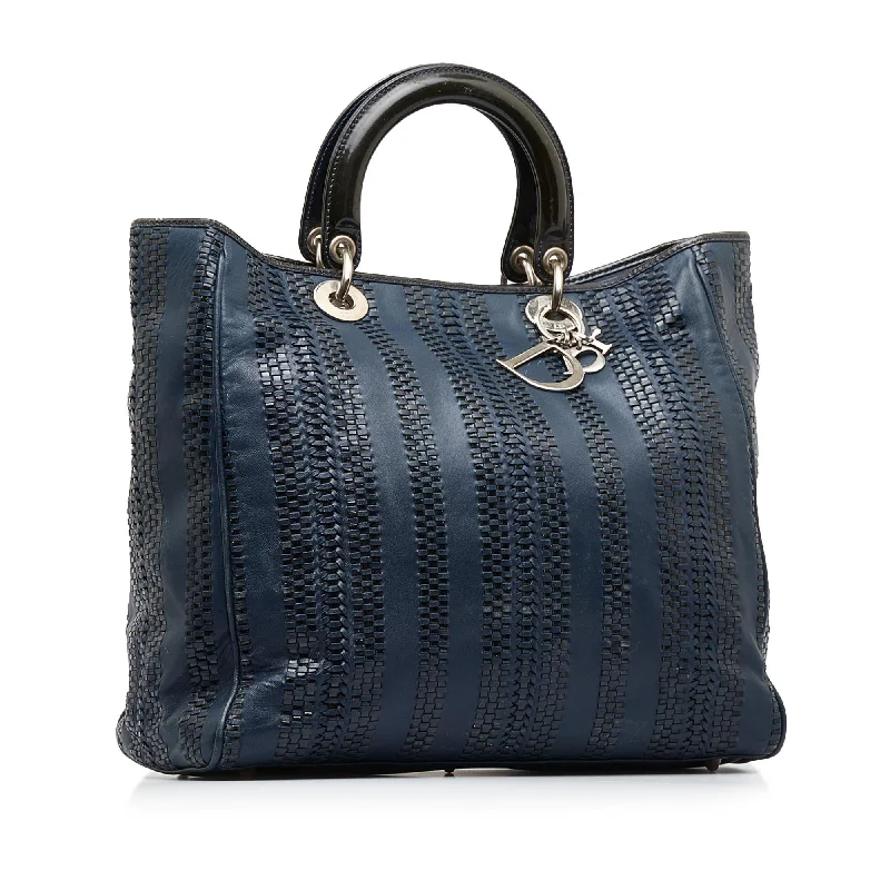 High - fashion Christian Dior bags with a geometric patternDior Woven Soft Lady Dior (SHG-CGJhAH)