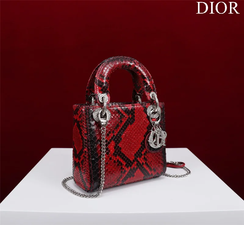 Christian Dior handbags with a snap - button closure and a decorative buckleWF - Dior Bag - 187