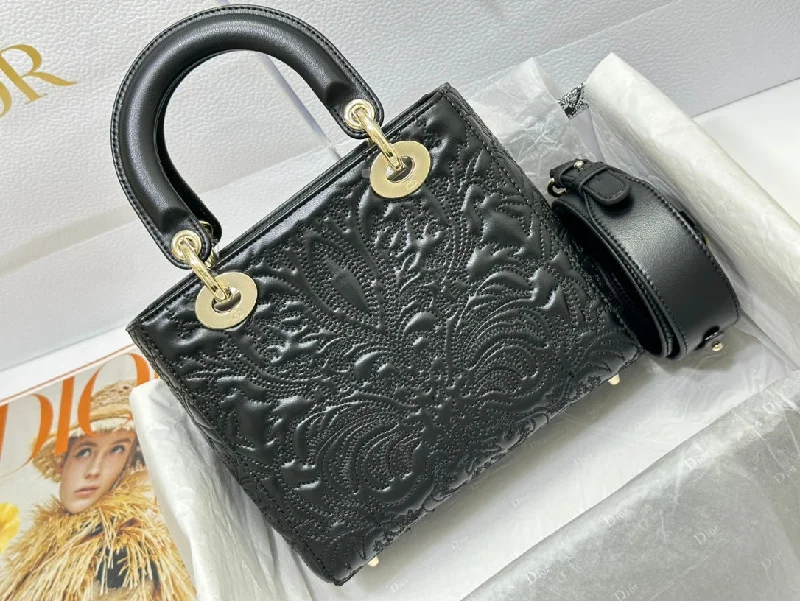 Christian Dior handbags with a snap - button closure and a decorative buckleWF - Dior Bag - 234