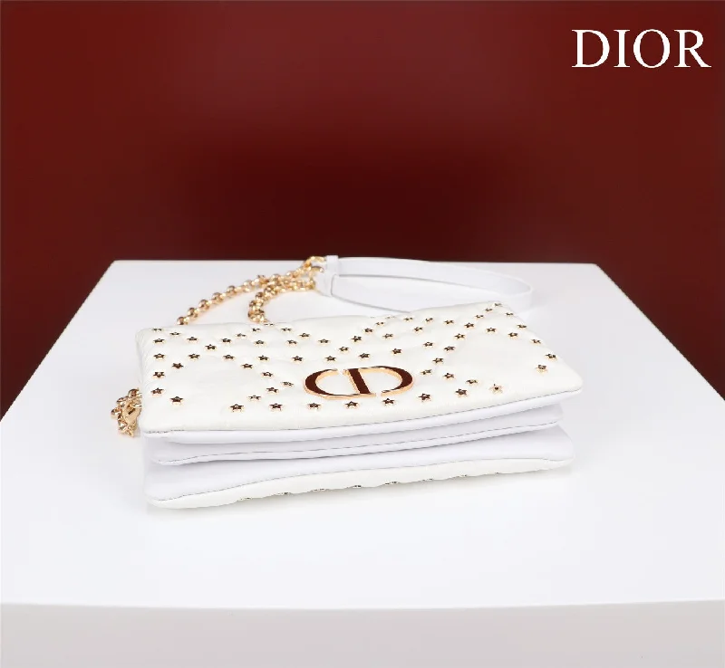 Luxury Christian Dior crossbody bags with a chain - link strapWF - Dior Bag - 292